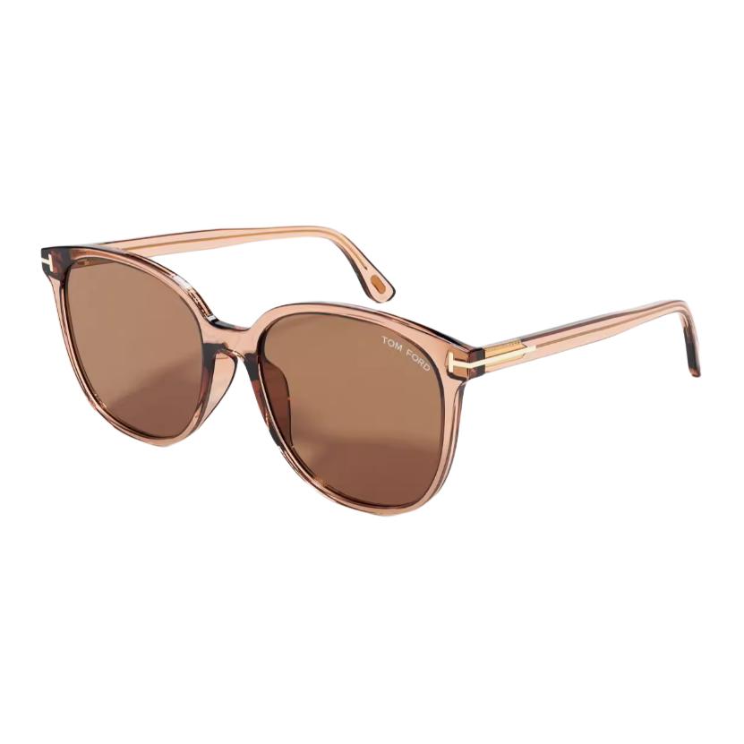 Tom Ford TF Brown Square Acetate Sunglasses Unisex Couple Design FT0972-K