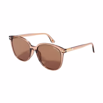 Tom Ford TF Brown Square Acetate Sunglasses Unisex Couple Design FT0972-K