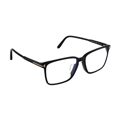 Tom Ford TF Classic Black Square Optical Frame Unisex Couples' Style FT5696F/B-001