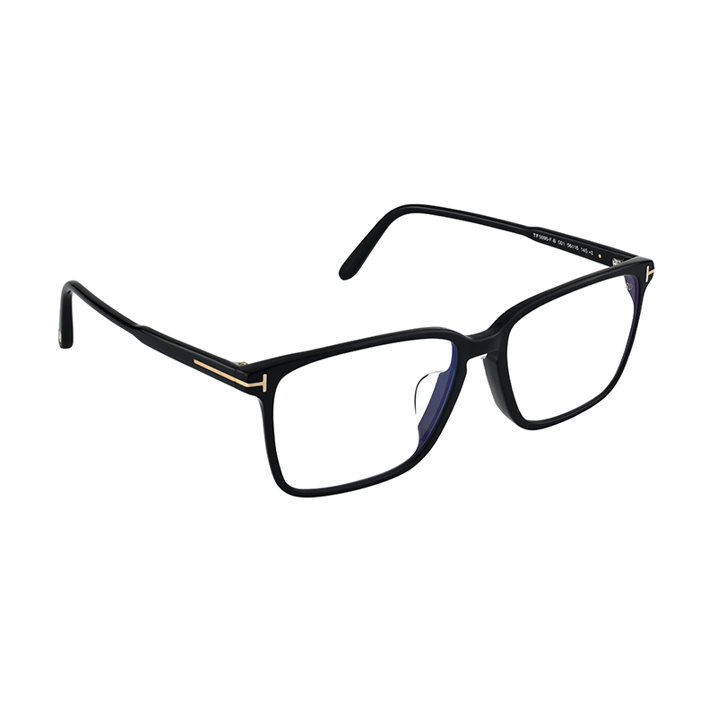 Tom Ford TF Classic Black Square Optical Frame Unisex Couples' Style FT5696F/B-001 圖 2