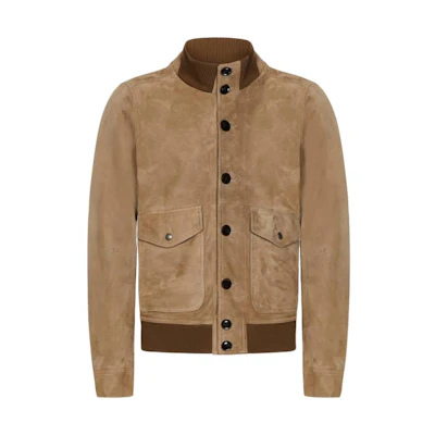 TOM FORD TF Colorblock Single-Breasted Long-Sleeve Jacket for Men BA414TFL930N03