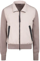 TOM FORD TF FW21 Loose Fit Zip Pocket Jacket Beige TFKG57-BYM2R-N14 TOM FORD TF FW21 Loose Fit Zip Pocket Jacket Beige TFKG57-BYM2R-N14