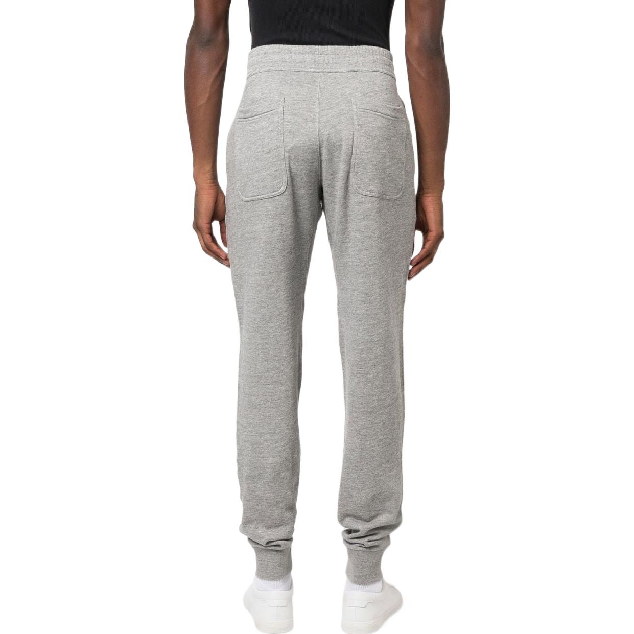 Shop 湯姆福特 TF FW22 灰色抽繩錐形運動長褲 BA219TFJ311K03