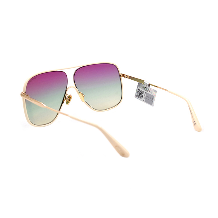Tom Ford TF Glory Series Board Member Holiday Edition Aviator Sunglasses White Unisex Style TF841 28Z 圖 5