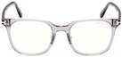 Lookbook Tom Ford TF 灰色方形光學眼鏡 男女同款 情侶框 架鯖 FT5921-K-B 020