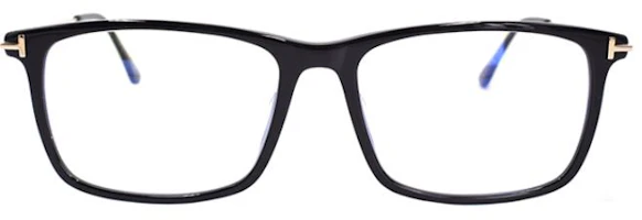 Lookbook Kaca Mata Lelaki Tom Ford TF Intelligent Series Rectangular Classic. TF5758-F-B 001