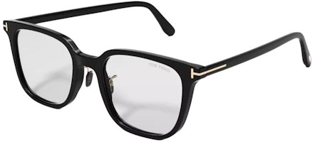 Tom Ford TF Lens Logo Square Optical Glasses Unisex Couples Black Frame FT5921-K-B Tom Ford TF Lens Logo Square Optical Glasses Unisex Couples Black Frame FT5921-K-B