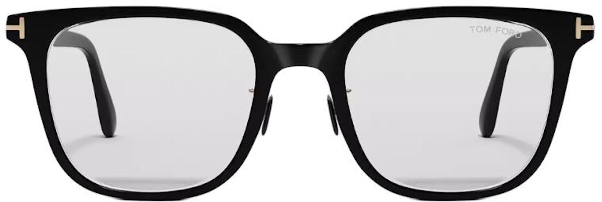 トムフォード TF レンズロゴ スクエアメガネ ユニセックス カップル用 ブラックフレーム FT5921-K-B Shop トムフォード TF レンズロゴ スクエアメガネ ユニセックス カップル用 ブラックフレーム FT5921-K-B