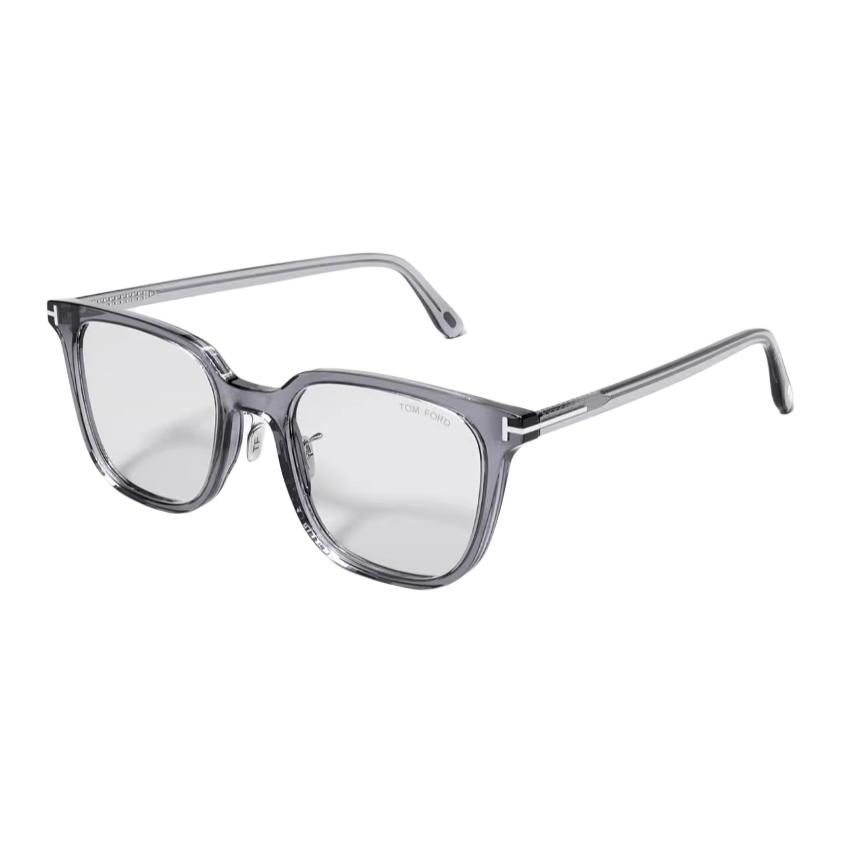 Purchase トムフォード TF レンズロゴ スクエアメガネ ユニセックス カップル用 ブラックフレーム FT5921-K-B