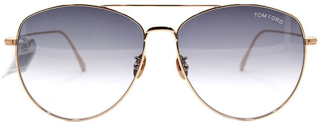 Gafas de Sol Aviador Unisex de Titanio Ligero Tom Ford TF Estilo Pareja. TF784-D 28B Lookbook Gafas de Sol Aviador Unisex de Titanio Ligero Tom Ford TF Estilo Pareja. TF784-D 28B
