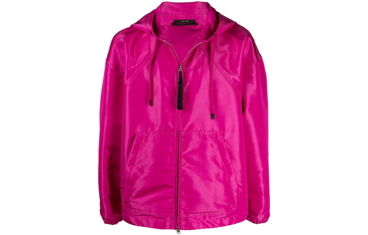 TOM FORD TF Lightweight Zip-Up Hoodie Jacket Casual Solid Color Outerwear TFO559BW087F05