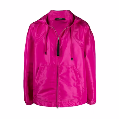 TOM FORD TF Lightweight Zip-Up Hoodie Jacket Casual Solid Color Outerwear TFO559BW087F05