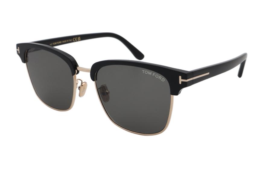 Tom Ford TF Logo Acetate Browline Sunglasses Unisex Couple Style - Multiple Colors. TF1139-K  01A