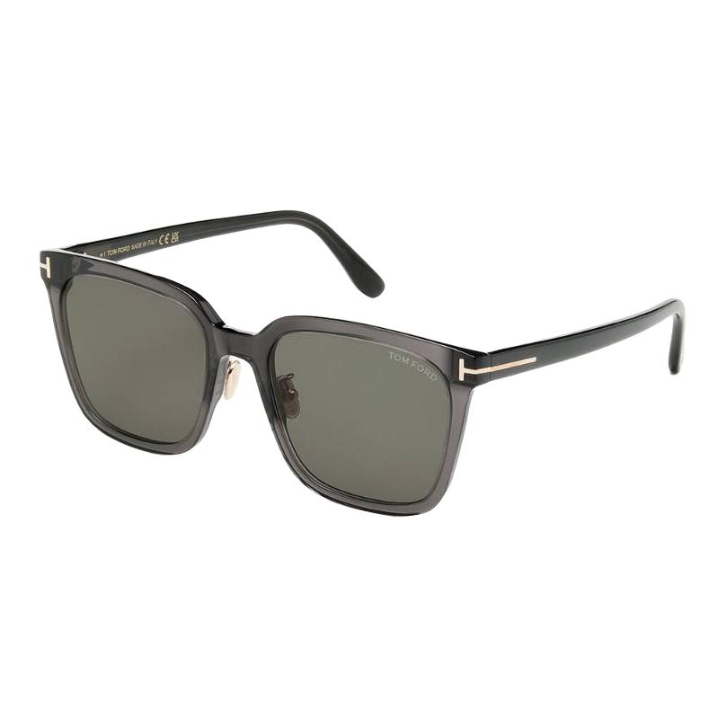 Tom Ford TF Logo Acetate Irregular Sunglasses Unisex Black TF1132K5605V 圖 2