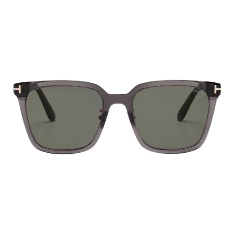 Tom Ford TF Logo Acetate Irregular Sunglasses Unisex Black TF1132K5605V 圖 3