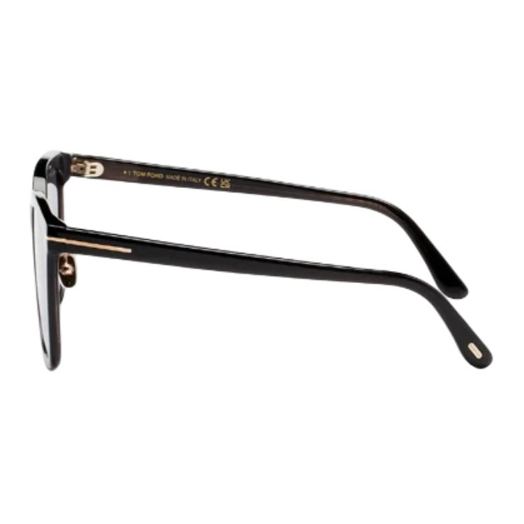 Tom Ford TF Logo Acetate Irregular Sunglasses Unisex Black TF1132K5605V 圖 4