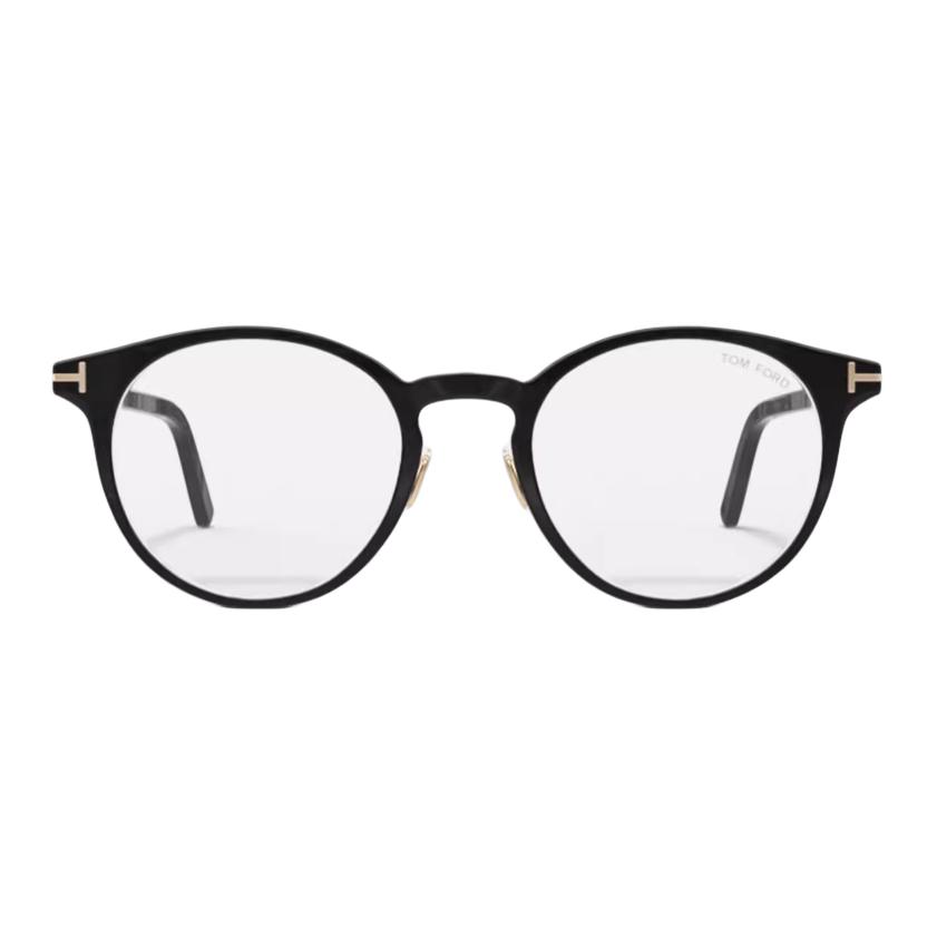 Shop 湯姆福特 TF標誌圓框眼鏡 男女通用 情侶款 多色選擇 FT5996-K-B