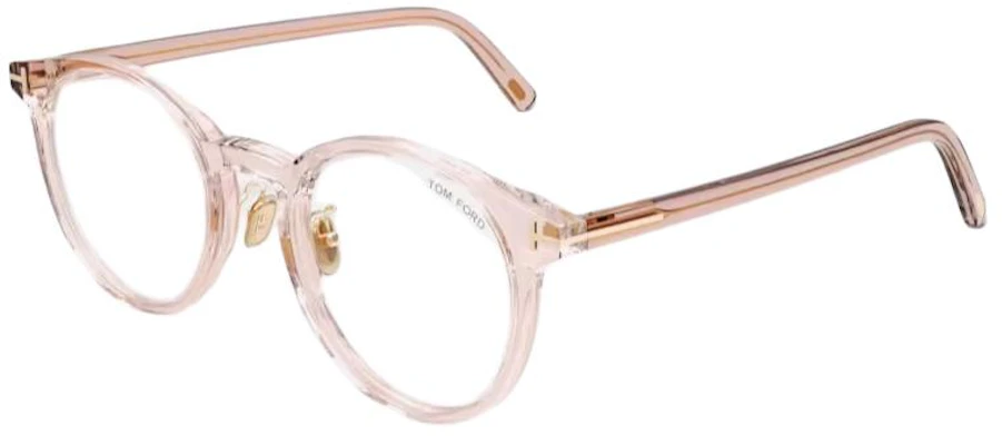 湯姆福特 TF標誌圓框眼鏡 男女通用 情侶款 多色選擇 FT5996-K-B 1