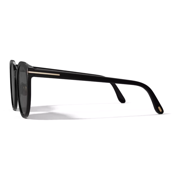 Tom Ford TF Mirrored Logo Round Sunglasses Unisex Couple Style Black FT1134-K 01A 圖 3