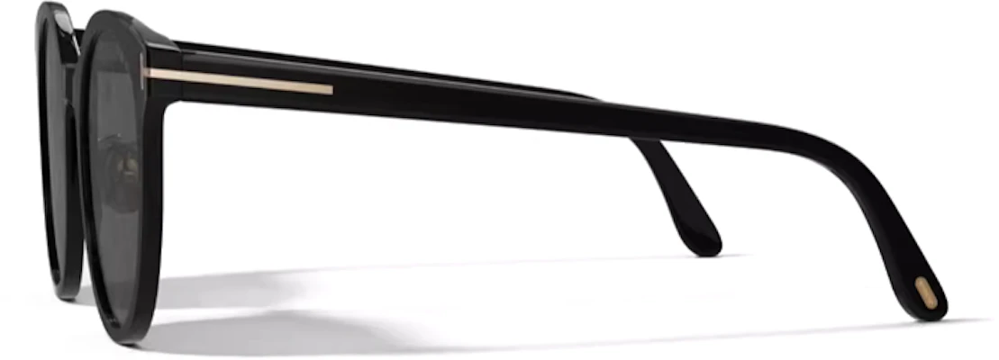 Tom Ford TF Kacamata Hitam Logo Cermin Bulat Unisex Gaya Pasangan FT1134-K 01A Lookbook Tom Ford TF Kacamata Hitam Logo Cermin Bulat Unisex Gaya Pasangan FT1134-K 01A