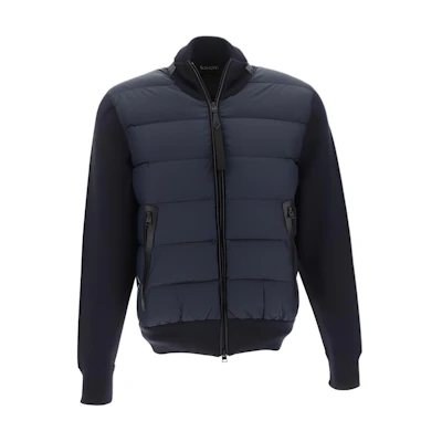 TOM FORD TF Navy Blue Long Sleeve Down Jacket Coat BAM2GTFKG53101
