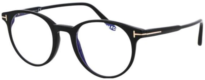 tom-ford-tf-optical-glasses-black-irregular-plastic-frame-with-t-logo-for-men-ft-5695-b001