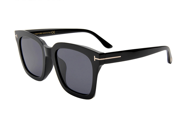 Tom Ford TF Oversized Metal Sunglasses Black Frame Square Unisex Couple Style TOMFORD0892K/56-01A