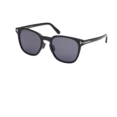 Tom Ford TF Oversized Oval Sunglasses Unisex with Letter Logo Temple - Multiple Colors. FT1051-K