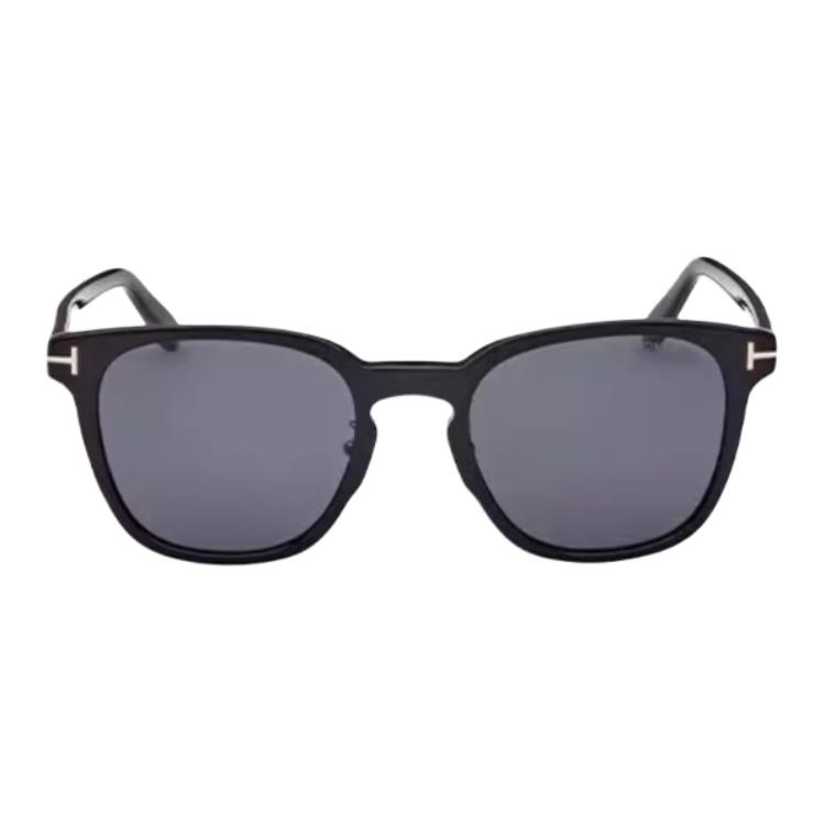 Shop Tom Ford Kacamata Oval Oversized Unisex Logo Huruf - Banyak Warna. FT1051-K
