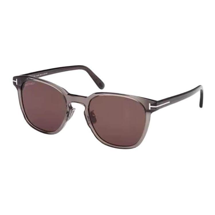 Sizing Tom Ford Kacamata Oval Oversized Unisex Logo Huruf - Banyak Warna. FT1051-K