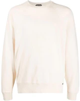 TOM FORD TF Plain Pullover Sweatshirt White JCL001JMC006S23AW002 TOM FORD TF Plain Pullover Sweatshirt White JCL001JMC006S23AW002