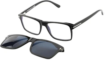Tom Ford TF Polarized Lightweight Rectangular Optical Glasses Unisex Black FT5682B001 Tom Ford TF Polarized Lightweight Rectangular Optical Glasses Unisex Black FT5682B001
