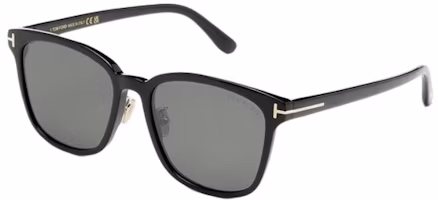 Tom Ford TF Rectangular Acetate Sunglasses Black Unisex Couple Style TF1130K5601C Tom Ford TF Rectangular Acetate Sunglasses Black Unisex Couple Style TF1130K5601C