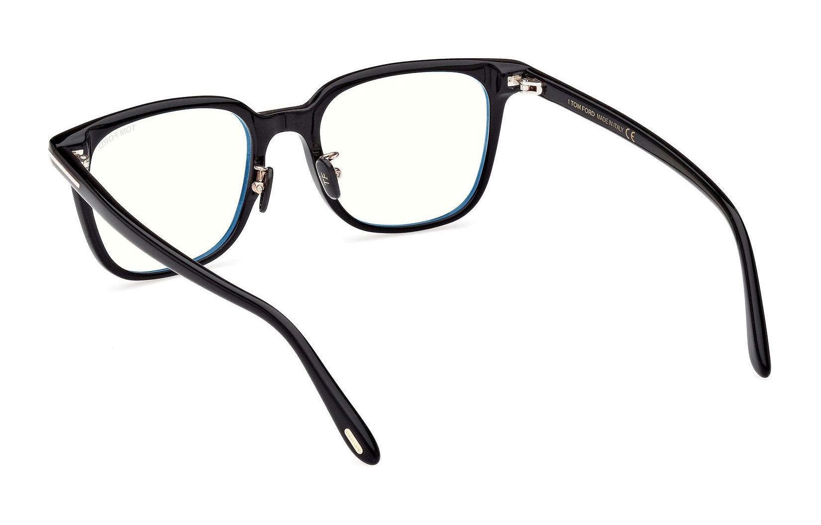 Tom Ford TF Rectangular Optical Glasses Black Unisex Couple Style Thin Frame FT5921-K-B 001 圖 7