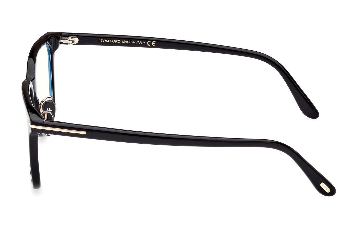 Tom Ford TF Rectangular Optical Glasses Black Unisex Couple Style Thin Frame FT5921-K-B 001 圖 9
