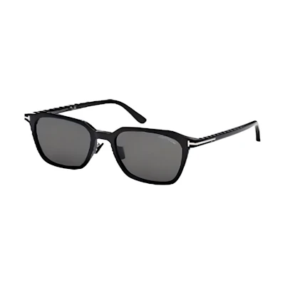 Tom Ford TF Rectangular Sunglasses Black Unisex Matching Couples Design. FT0971-K5401A