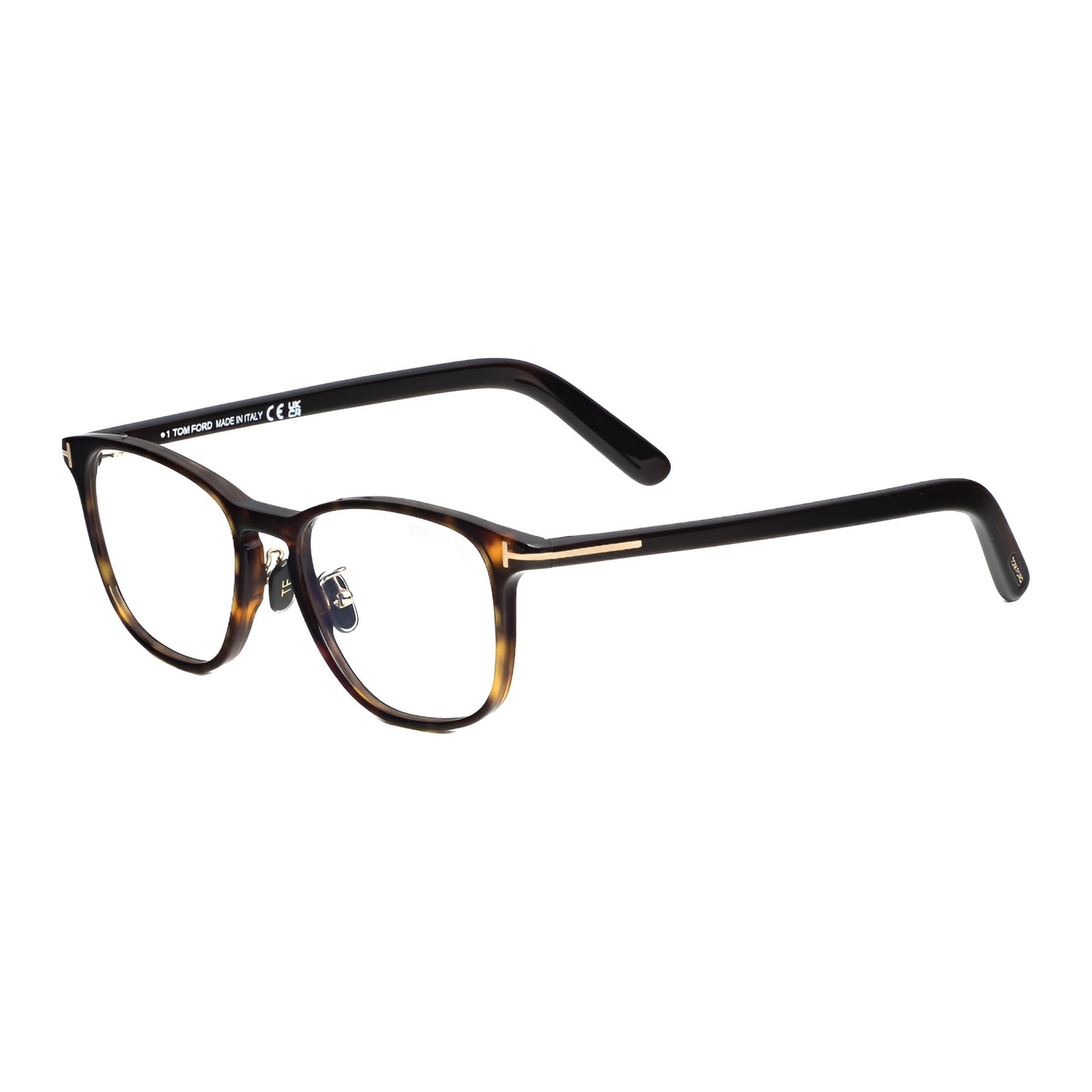Tom Ford TF Rectangular Tortoiseshell Optical Glasses Unisex & Couple Design TF5918D52052