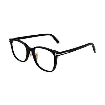 Tom Ford TF Retro Black Square Optical Eyeglass Frame Unisex Couples Style FT5998-K-B