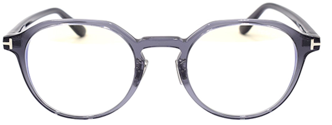 トムフォード メンズ ラウンドフレーム 透明グレー 眼鏡 TF5924-D-B-020 Shop トムフォード メンズ ラウンドフレーム 透明グレー 眼鏡 TF5924-D-B-020