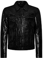 TOM FORD TF Slim Fit Zip-Up Solid Color Jacket - Black Long Sleeve LBS043LMP013S24LB999 TOM FORD TF Slim Fit Zip-Up Solid Color Jacket - Black Long Sleeve LBS043LMP013S24LB999