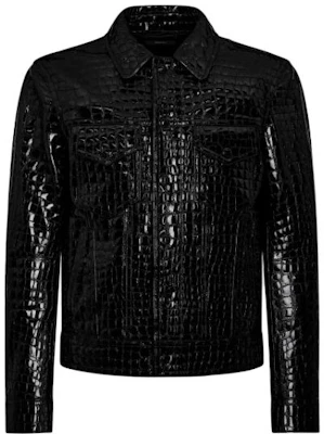 TOM FORD TF Jaket Hitam Lengan Panjang Slim Fit Zip-Up Solid Color LBS043LMP013S24LB999 Buy TOM FORD TF Jaket Hitam Lengan Panjang Slim Fit Zip-Up Solid Color LBS043LMP013S24LB999