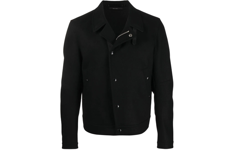 TOM FORD TF Solid Color Casual Polo Collar Loose Jacket - TFO363BV079-K09