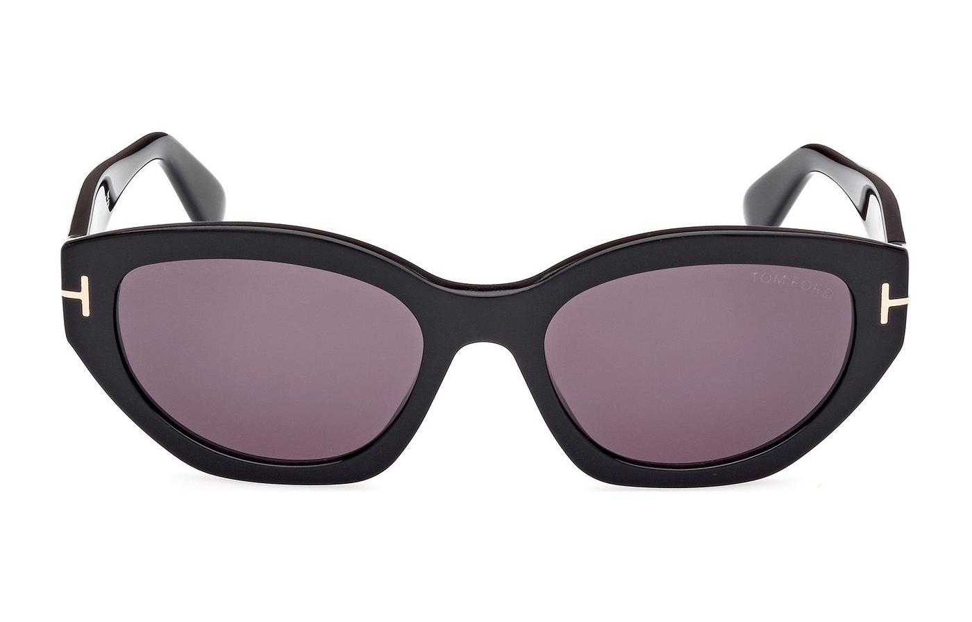 Tom Ford TF Solid Color Irregular Sunglasses Black Unisex Trendy Couple Style. FT1086 01A 圖 3