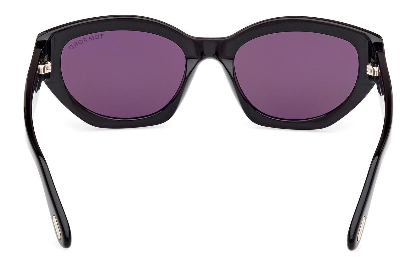 Tom Ford TF Solid Color Irregular Sunglasses Black Unisex Trendy Couple Style. FT1086 01A 圖 5