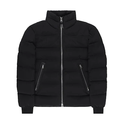 TOM FORD TF Solid High Neck Long Sleeve Jacket Black OBD001FMP001S23LB999