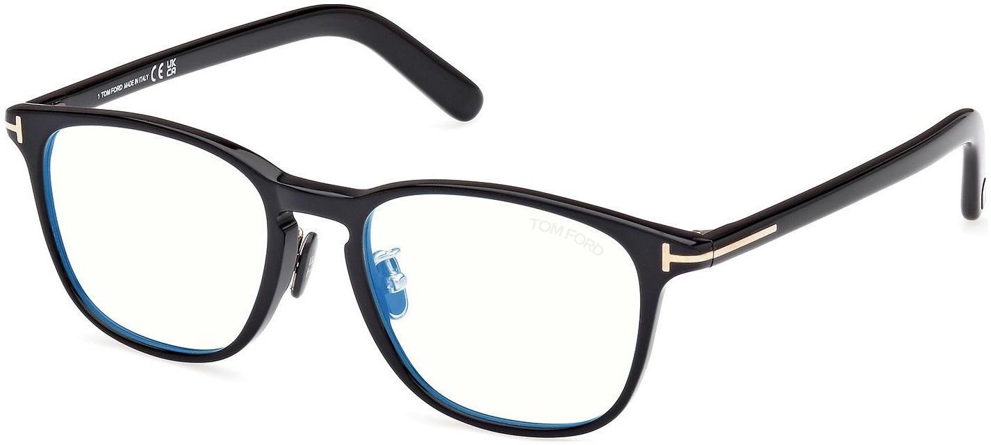 tom-ford-tf-solid-letter-logo-rectangular-optical-eyeglasses-unisex-couple-style-black-ft-5918-d-b-001