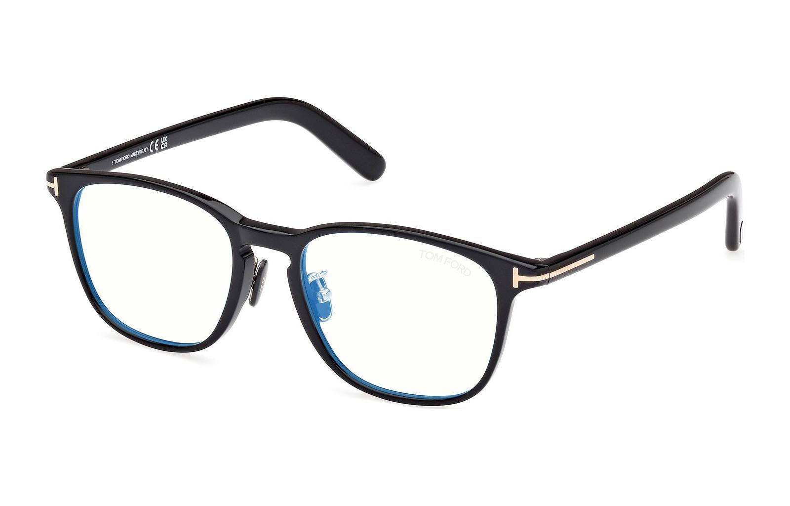 Order Tom Ford TF Kacamata Optical Persegi Hitam Unisex Gaya Pasangan Logo Solid FT5918-D-B 001