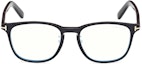 Lookbook Tom Ford TF Kacamata Optical Persegi Hitam Unisex Gaya Pasangan Logo Solid FT5918-D-B 001