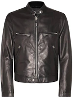 TOM FORD TF Solid Zipper Long Sleeve Stand Collar Jacket Black LXR009LMN003-LB999 TOM FORD TF Solid Zipper Long Sleeve Stand Collar Jacket Black LXR009LMN003-LB999