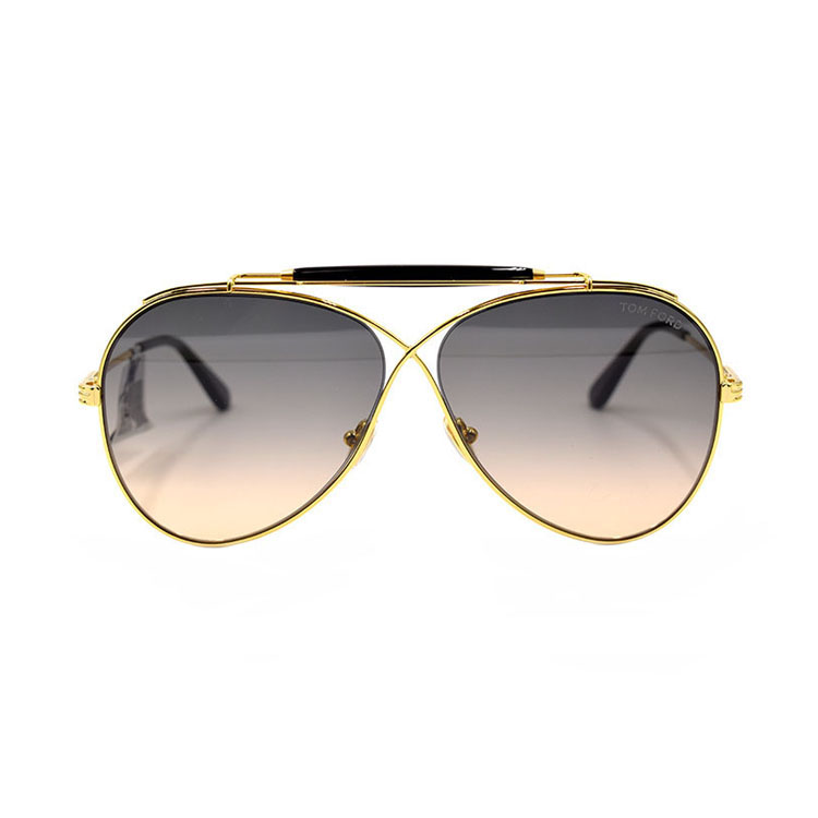 Tom Ford TF Sparkling Modern Holiday Pilot Sunglasses for Men. TF818 30B 圖 2